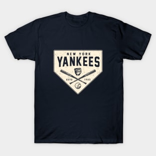 Yankees Home Base 2 by Buck Tee Originals T-Shirt